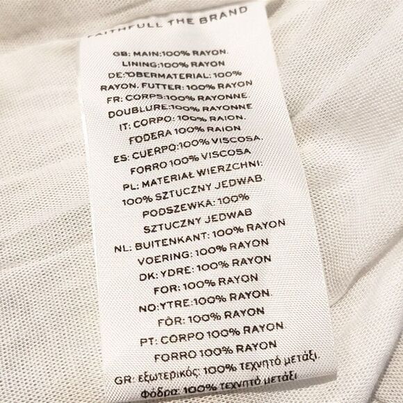 Anthropologie Faithfull The Brand Sylvie Mini Dress Sabinosa Floral Print 12 NWT - Picture 12 of 17